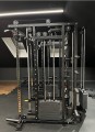 Boczne wyciągi KRYPTON SPORT XF-405 PRO SMITH MACHINE, Wielofunkcyjna klatka treningowa z 3 wyciągami po 120 kg