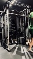 Wyciąg boczny dolny KRYPTON SPORT XF-405 PRO SMITH MACHINE, Wielofunkcyjny atlas treningowy z 3 wyciągami po 120 kg